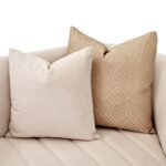 Ariana Loveseat Beige Gold - Image 7