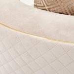 Ariana Loveseat Beige Gold - Image 12