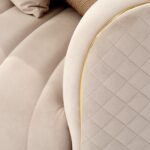 Ariana Loveseat Beige Gold - Image 10