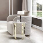 Ariana Chairside Table Gold