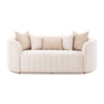 Ariana Loveseat Beige Gold - Image 2