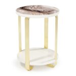 Ariana Chairside Table Gold - Image 2