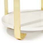 Ariana Chairside Table Gold - Image 4