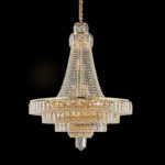 Luxe Lumiere 28-Light Chandelier Gold