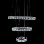 Asteroids LED Chandelier Round Rings