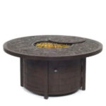 Classical 49" Round Coffee Table with Firepit