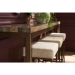 Brindle Console with Stools
