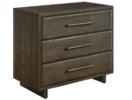 Sable Three Drawer Nightstand - Image 2