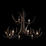 Caribou 9-Light Tiered Chandelier - Image 2