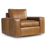 Nest Leather Swivel Chair - Image 2