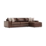 Nest Leather 2PC Sectional